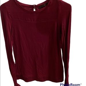 Limited extra small long sleeve burgundy top.